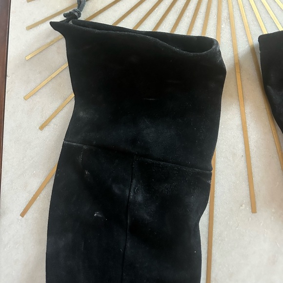 Black leather/suede over the knee size 10 Freebird by Steve Madden boots - Picture 2 of 8